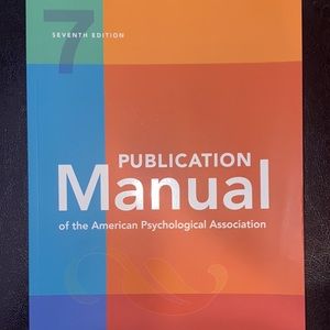 7th edition APA Publication Manual